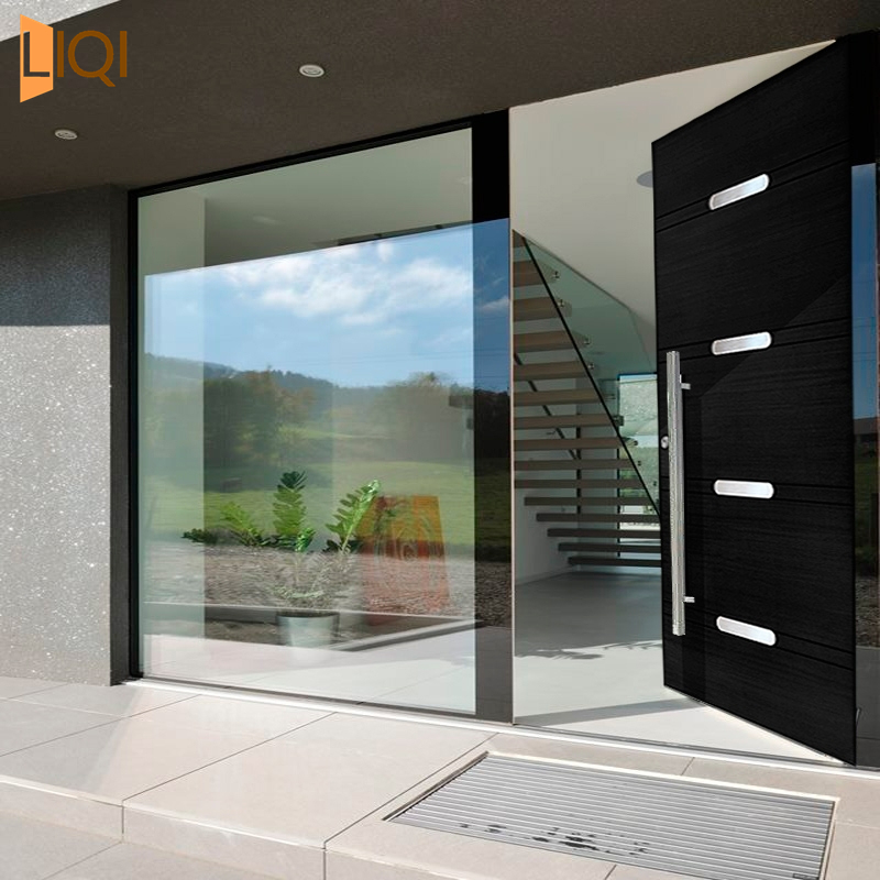 Luxury Security Pivot Door Latest Design American Style Made of Aluminium