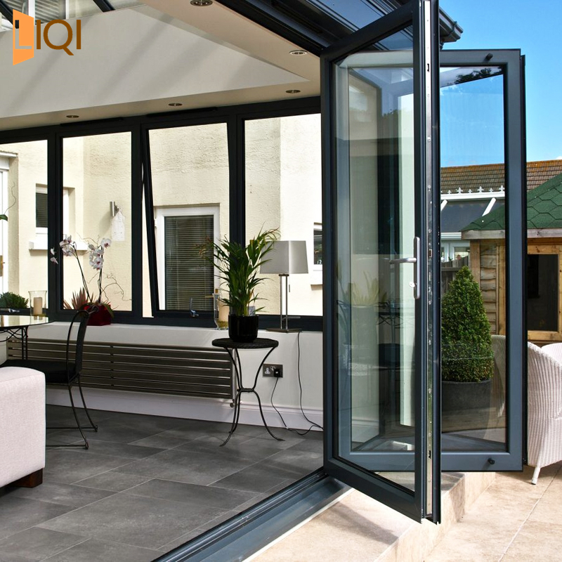 Bifold Design Double Glazed Aluminium Folding Door